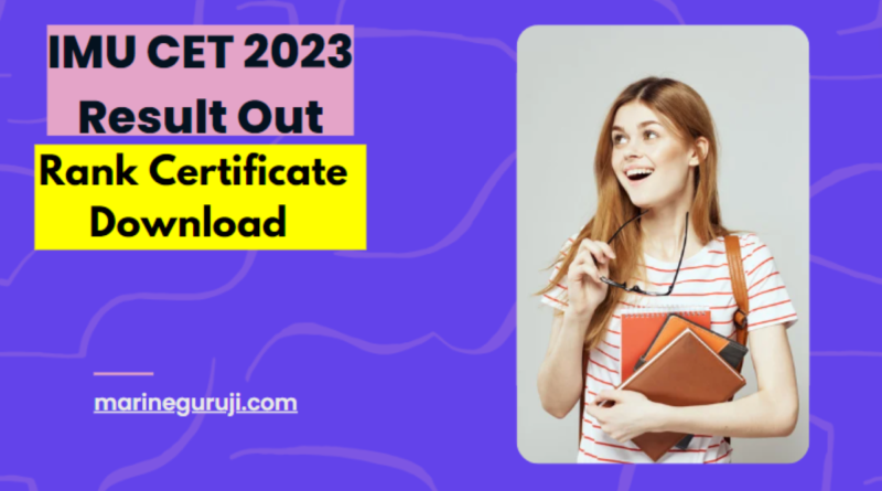 IMU CET 2023 Result